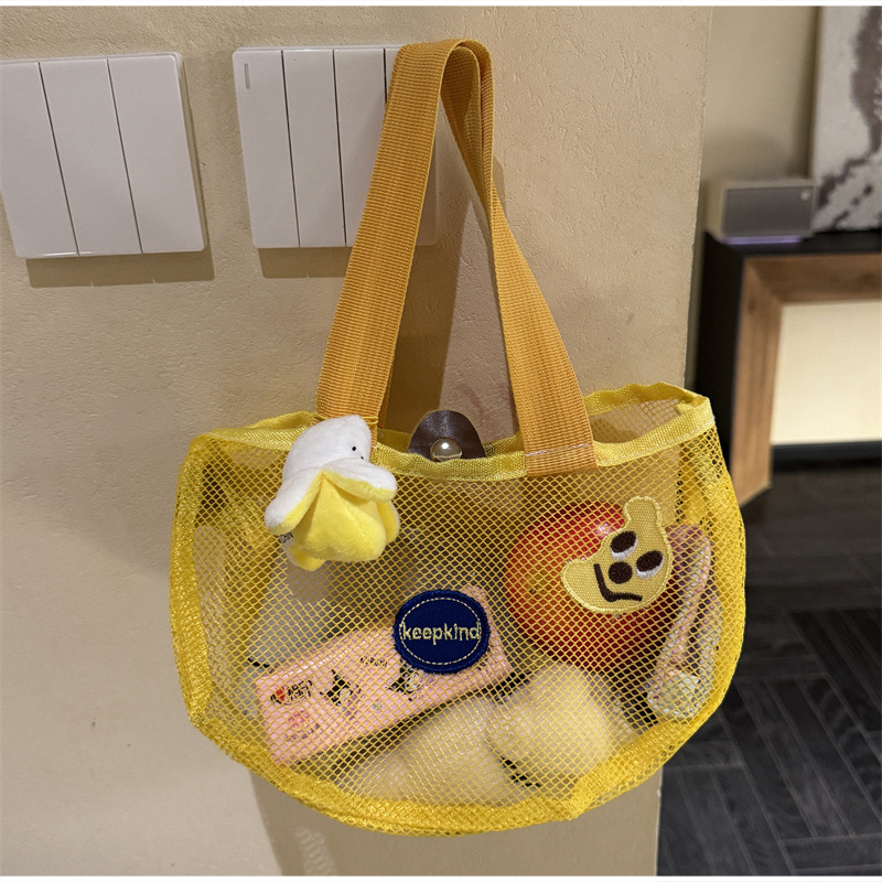 Dry Bag Roll Top - Cute Apple Shape Mesh Tote Beach