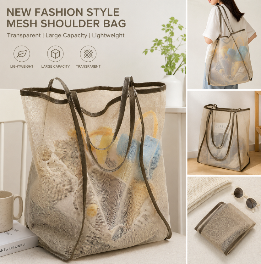Mesh Beach Bag Lightweight, Br - Dry Bag Roll Top review and price