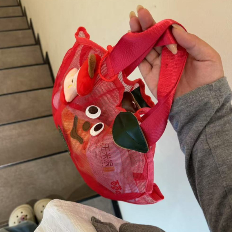 Cute Apple Shape Mesh Tote Bea - Dry Bag Roll Top review and price