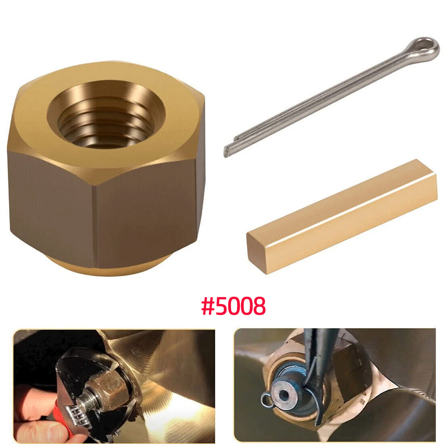 5008 Prop Nut Kit Brass Boat P - Wakeboard Binding Set review and price