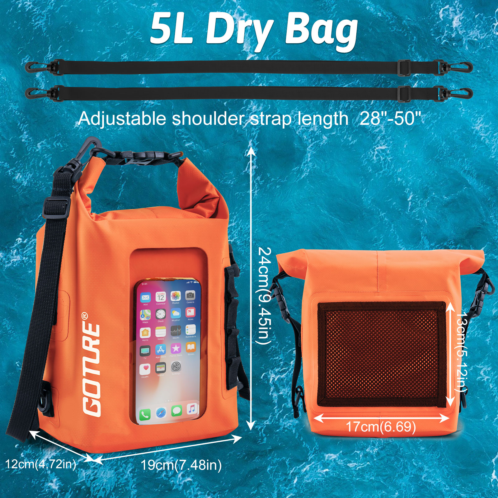 Goture 5L Waterproof Dry Bag R - Dry Bag Roll Top review and price