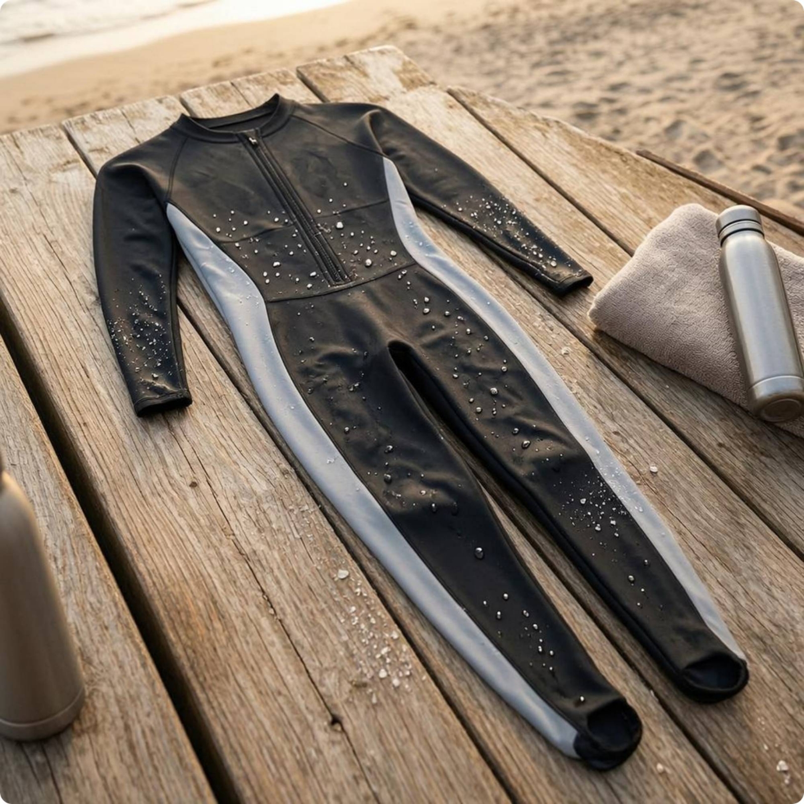 Zip Front Long Sleeve Rash Gua - Aquatic Sports Wear review and price