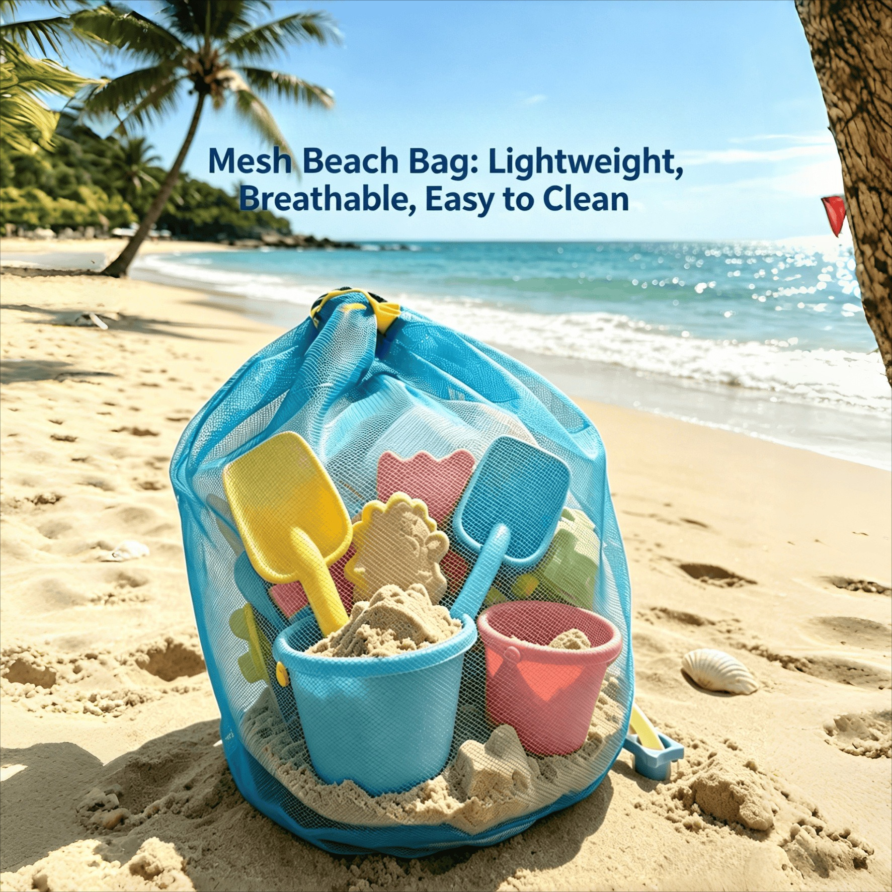 Large Mesh Drawstring Beach Ba - Dry Bag Roll Top review and price
